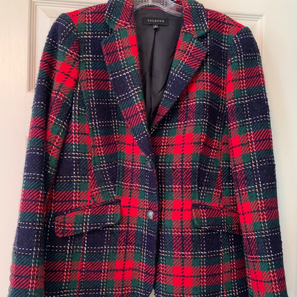 Plaid blazer